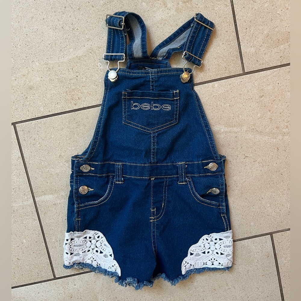Toddler Girl’s Bebe Overalls